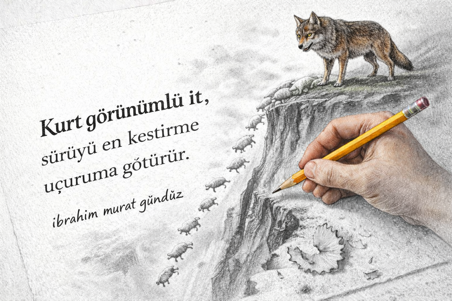 İbrahim Murat Gündüz’den Sert Mesajlar: “Kurt Görünümlü İt, Sürüyü Uçuruma Götürür”