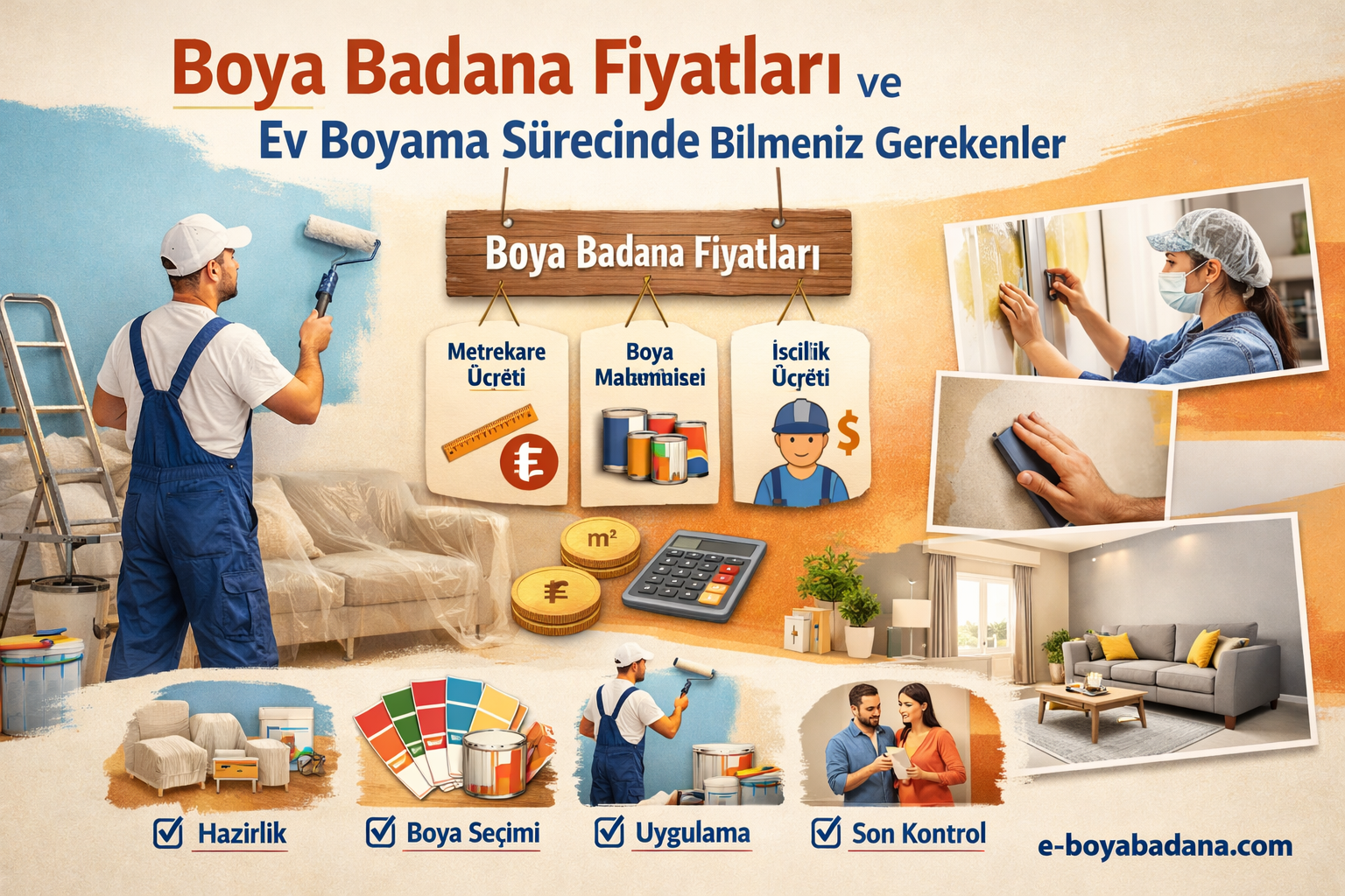 Boya Badana Fiyatları ve Ev Boyama Sürecinde Bilmeniz Gerekenler