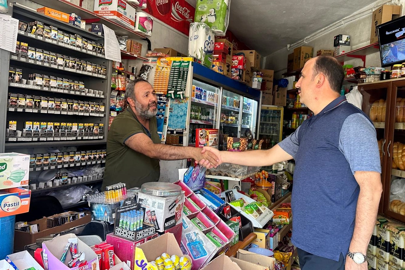 Konya'da Başkan Altay'dan esnaf ziyareti